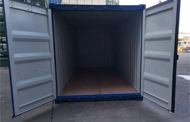 Inside storage unit photo - dark inside